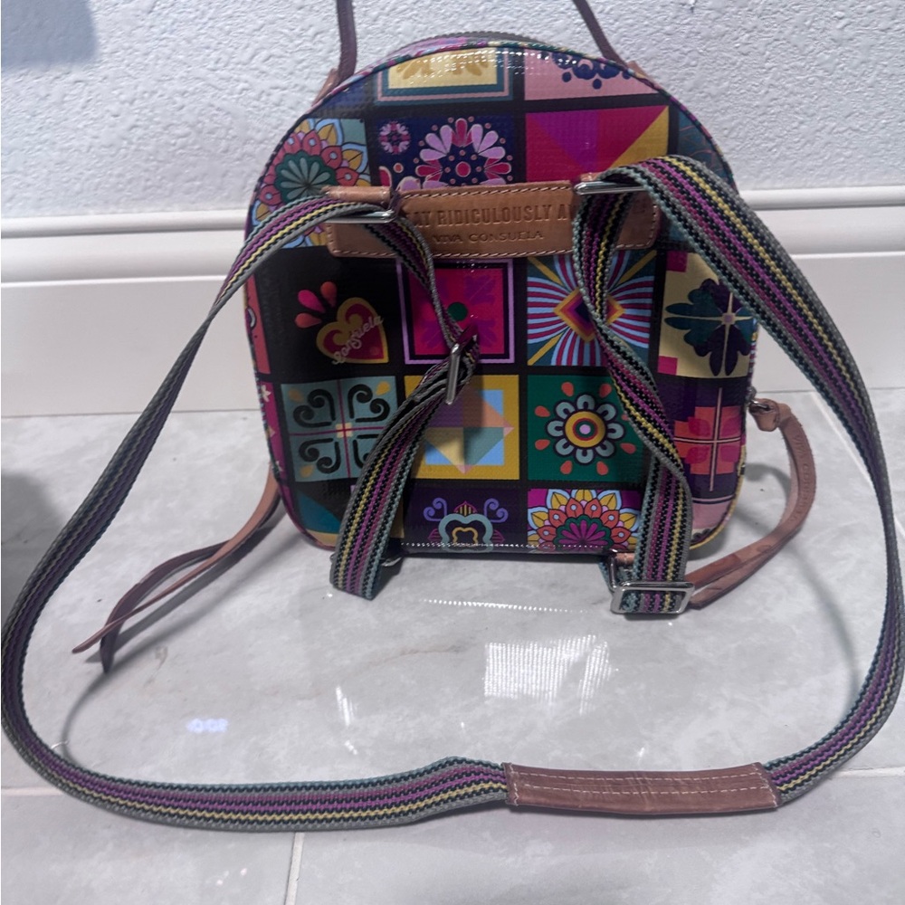 Colorful Patterned Backpack - image 4